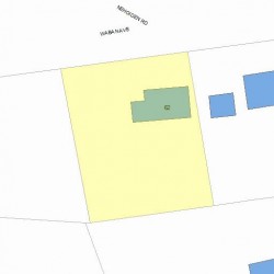 62 Waban Ave, Newton, MA 02468 plot plan