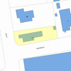 64 Oak St, Newton, MA 02464 plot plan