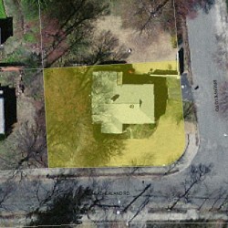 49 Heatherland Rd, Newton, MA 02461 aerial view