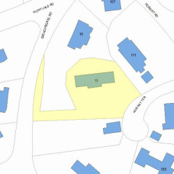 15 Hobart Ter, Newton, MA 02459 plot plan