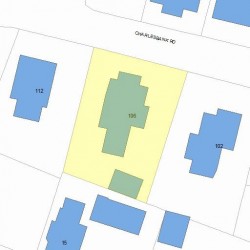 106 Charlesbank Rd, Newton, MA 02458 plot plan