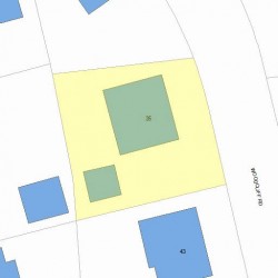 35 Woodcliff Rd, Newton, MA 02461 plot plan