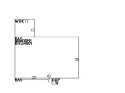 449 Parker St, Newton, MA 02459 floor plan