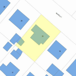 20 Daniel St, Newton, MA 02459 plot plan