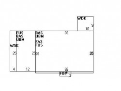 47 Park St, Newton, MA 02458 floor plan