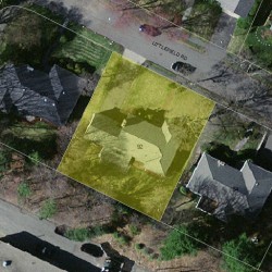 92 Littlefield Rd, Newton, MA 02459 aerial view