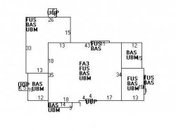 159 Ward St, Newton, MA 02459 floor plan