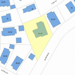 69 Jackson Rd, Newton, MA 02458 plot plan