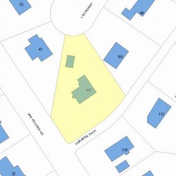 117 Osborne Path, Newton, MA 02459 plot plan