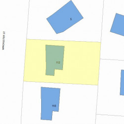 112 Winchester St, Newton, MA 02461 plot plan