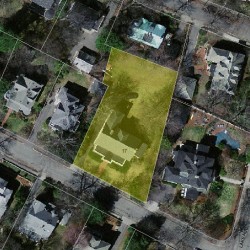 17 Berwick Rd, Newton, MA 02459 aerial view