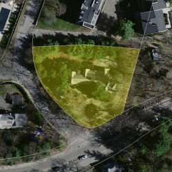 401 Beacon St, Newton, MA 02459 aerial view