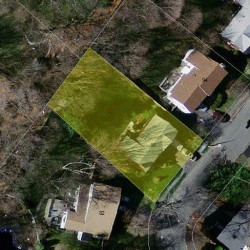 90 Esty Farm Rd, Newton, MA 02459 aerial view