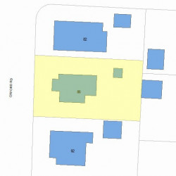 86 Oxford Rd, Newton, MA 02459 plot plan