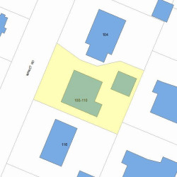 110 Manet Rd, Boston, MA 02467 plot plan