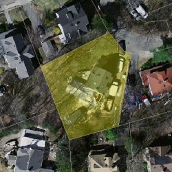 7 Gibson Rd, Newton, MA 02460 aerial view