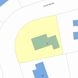 16 White Pine Rd, Newton, MA 02464 plot plan