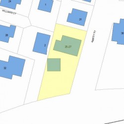 27 Abbott St, Newton, MA 02464 plot plan