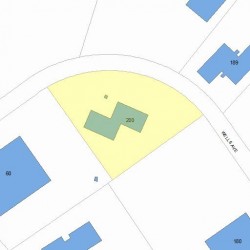 200 Wells Ave, Newton, MA 02459 plot plan