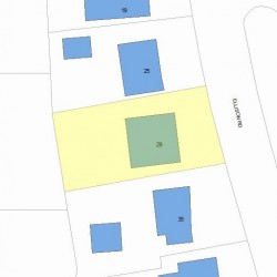 29 Ellison Rd, Newton, MA 02459 plot plan