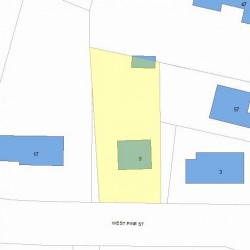 9 Pine St, Newton, MA 02465 plot plan