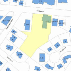 1114 Beacon St, Newton, MA 02461 plot plan