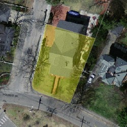 421 Wolcott St, Newton, MA 02466 aerial view