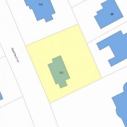 120 Chestnut St, Newton, MA 02465 plot plan