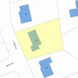 29 Lovett Rd, Newton, MA 02459 plot plan