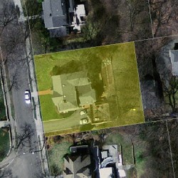 18 Tamworth Rd, Newton, MA 02468 aerial view