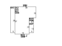 58 Everett St, Newton, MA 02459 floor plan