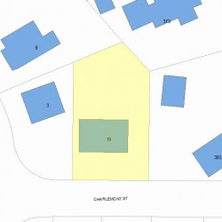 19 Charlemont St, Newton, MA 02461 plot plan