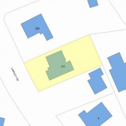 338 Langley Rd, Newton, MA 02459 plot plan