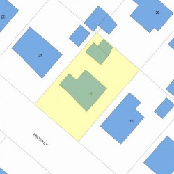 17 Walter St, Newton, MA 02459 plot plan