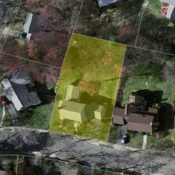 53 Wendell Rd, Newton, MA 02459 aerial view