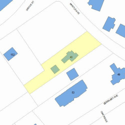 40 Myrtle Ave, Newton, MA 02466 plot plan