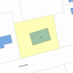 39 Annawan Rd, Newton, MA 02468 plot plan