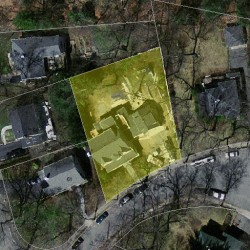 55 Alban Rd, Newton, MA 02468 aerial view