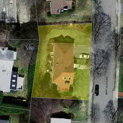 50 Mary Ellen Rd, Newton, MA 02468 aerial view