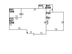 16 Bruce Ln, Newton, MA 02458 floor plan