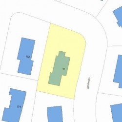 19 Judith Rd, Newton, MA 02459 plot plan
