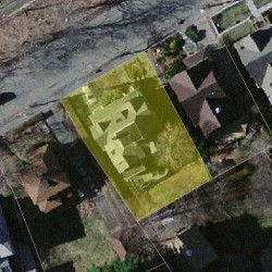 46 Braeland Ave, Newton, MA 02459 aerial view