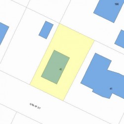 45 Grant St, Newton, MA 02465 plot plan