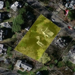 306 Franklin St, Newton, MA 02458 aerial view