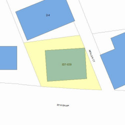 839 Boylston St, Newton, MA 02461 plot plan