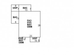 923 Walnut St, Newton, MA 02460 floor plan