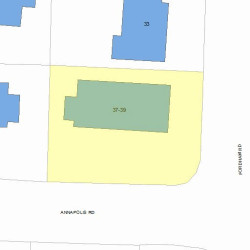 39 Fordham Rd, Newton, MA 02465 plot plan