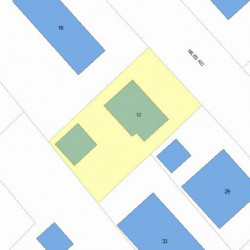 10 Niles Rd, Newton, MA 02461 plot plan