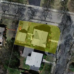 3 Rangeley Rd, Newton, MA 02465 aerial view