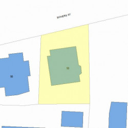 50 Bowers St, Newton, MA 02460 plot plan